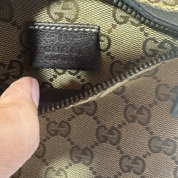 Gucci Beige and Brown GG Belt Bag - Picture 7 of 15